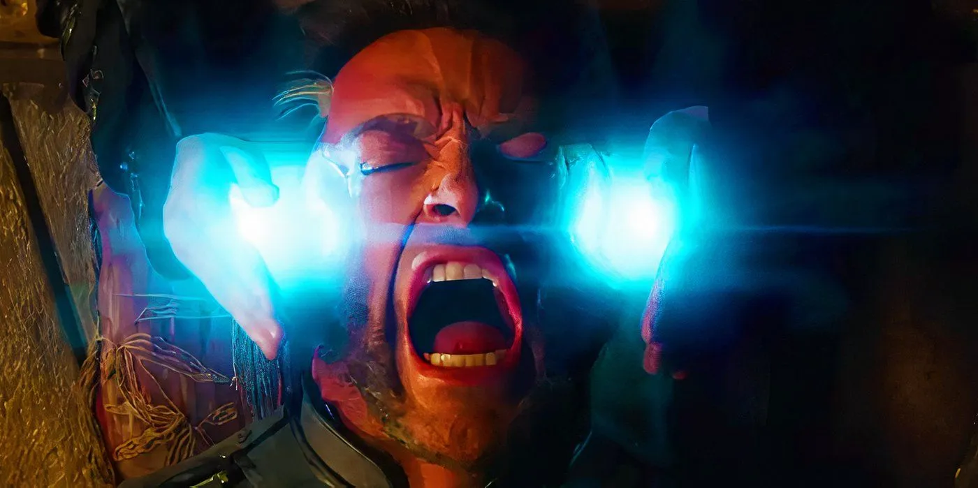 Kitty Pryde sending Wolverine back in time in X-Men: Days of Future Past