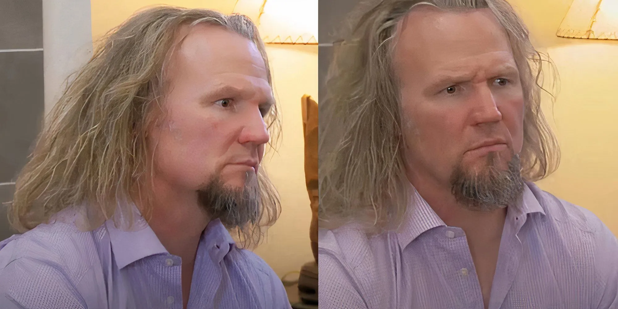 Kody Brown Sister Wives with blowdried straight hair Kody Brown Sister Wives with blowdried straight hair