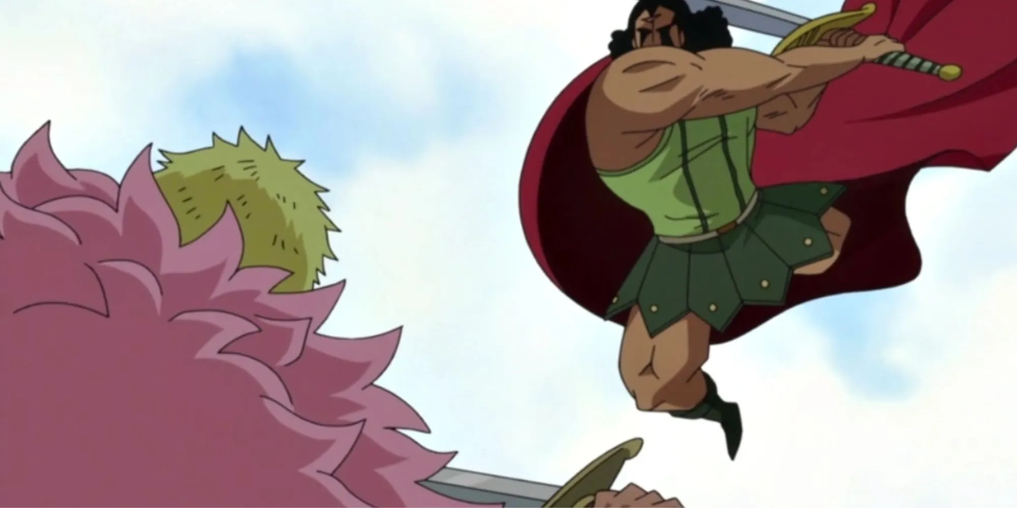 Kyros attacks Doflamingo