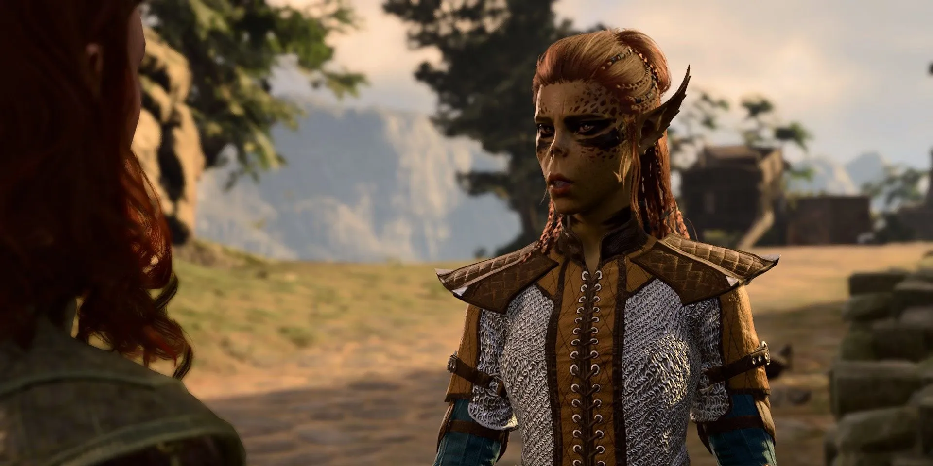 Lae'zel at the mountain pass