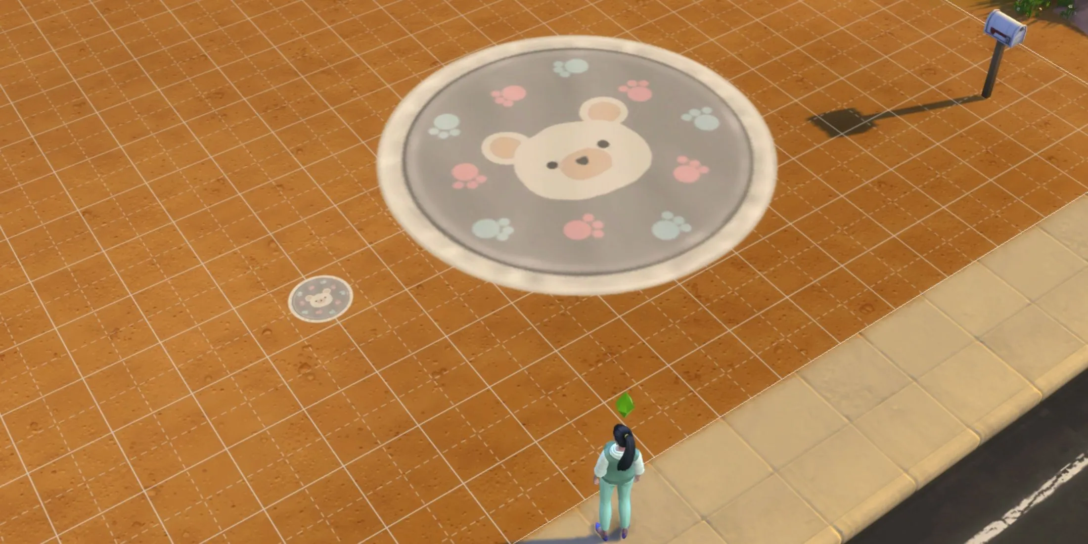 Large rug in The Sims 4 Large rug in The Sims 4
