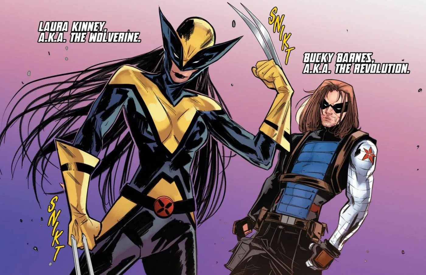 Laura Kinney Wolverine Bucky Barnes Revolution Laura Kinney Wolverine Bucky Barnes Revolution