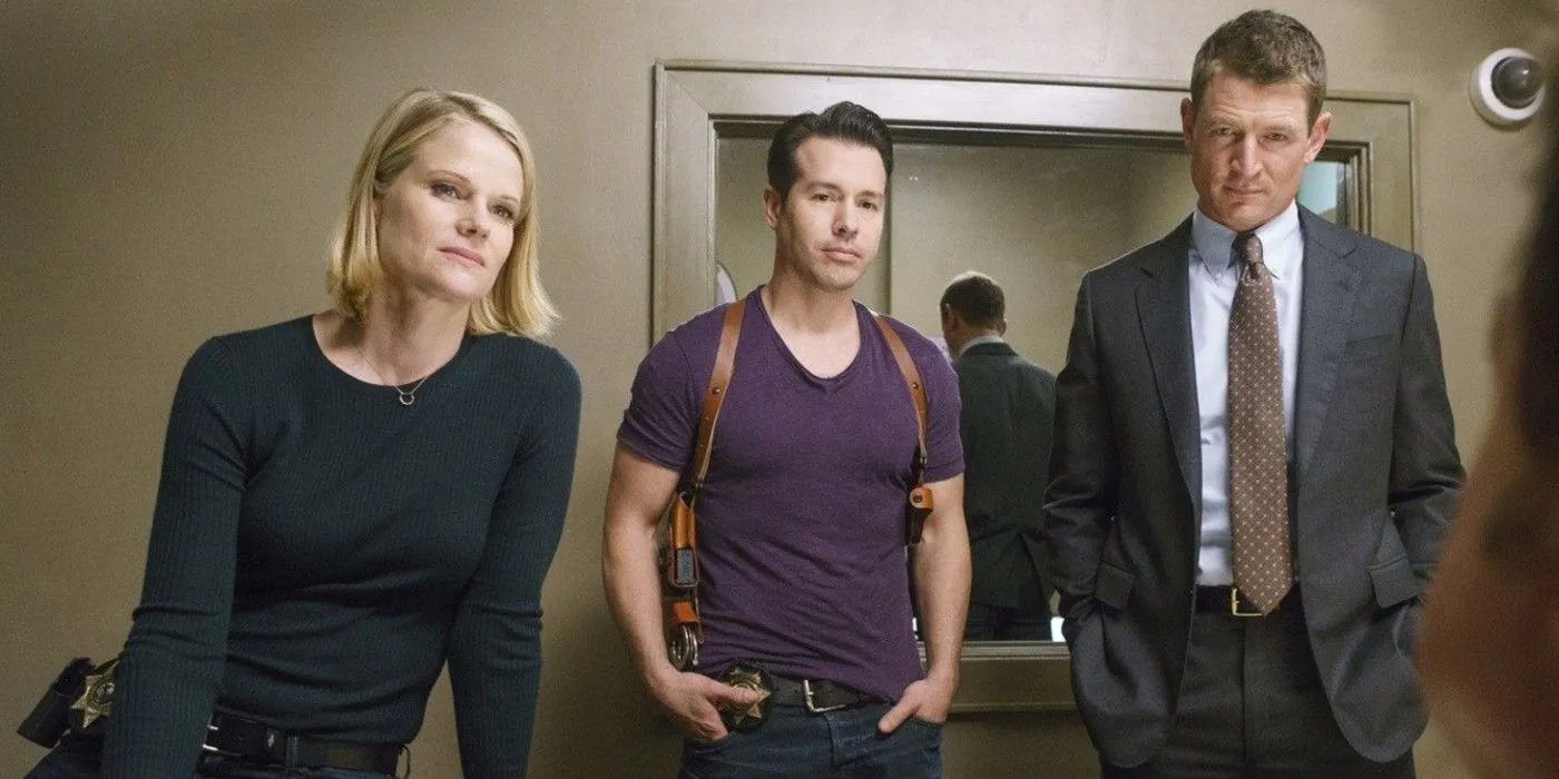 Laura Nagel, Antonio Dawson, and Peter Stone in Chicago Justice Laura Nagel, Antonio Dawson, and Peter Stone in Chicago Justice