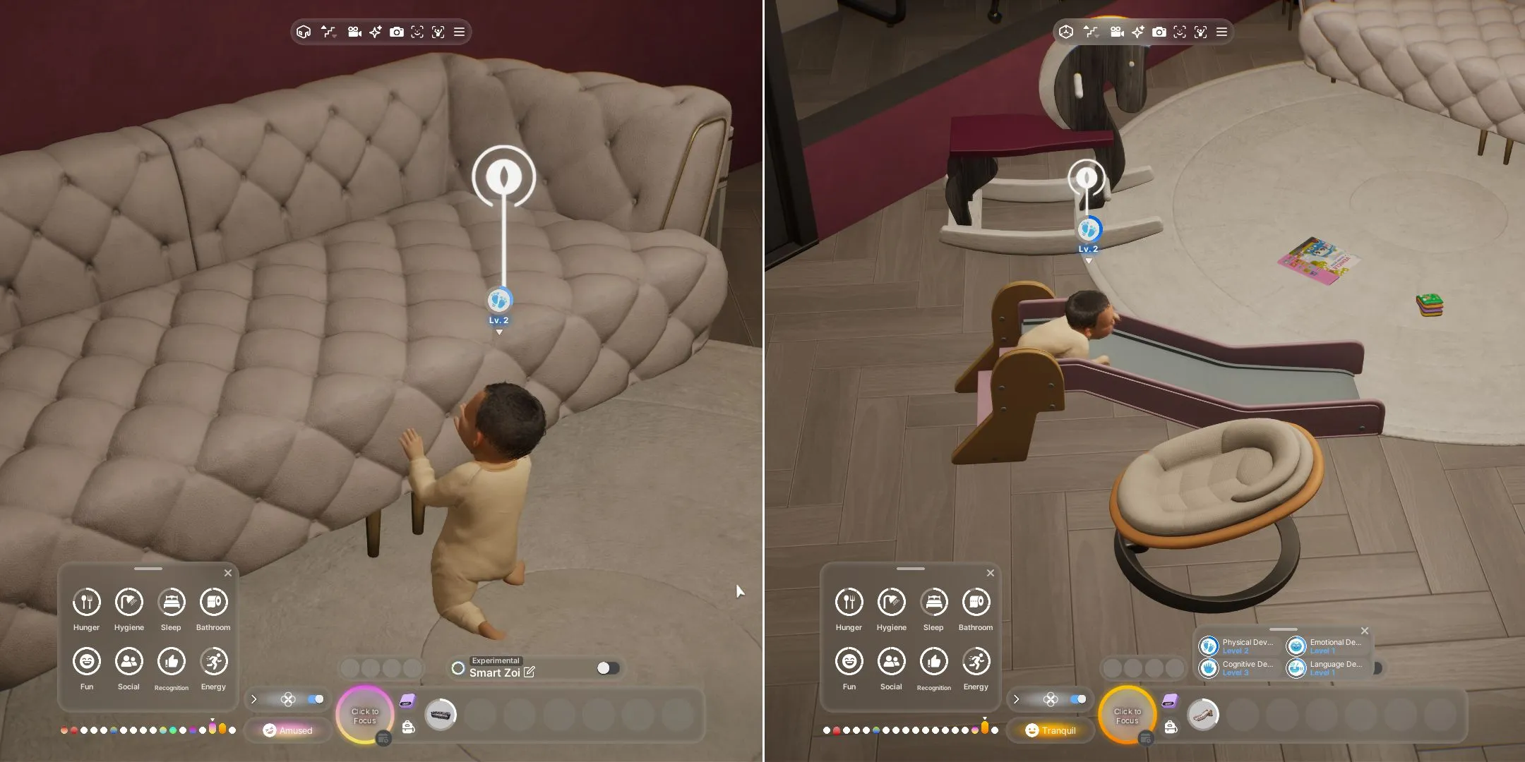Toddler movement development