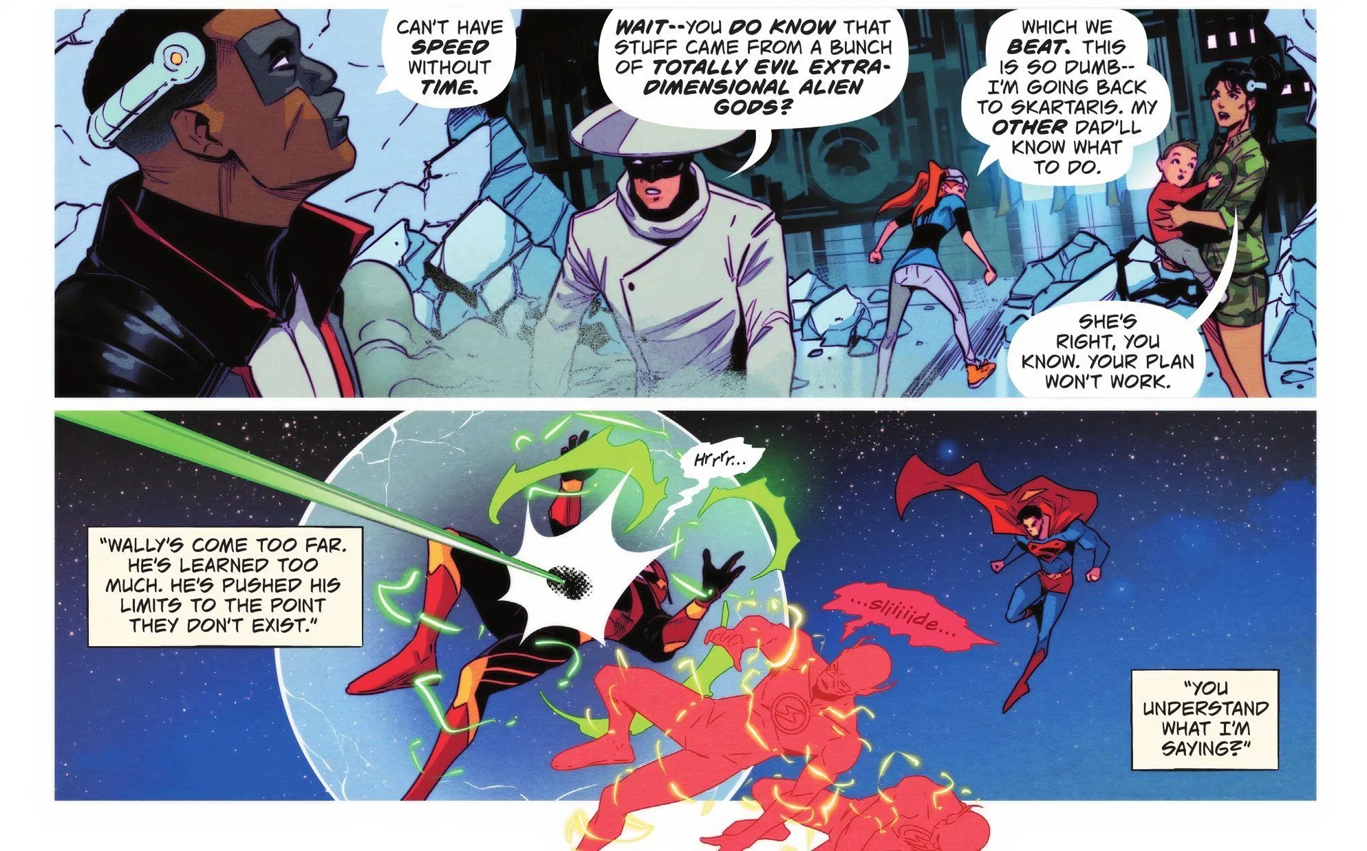 Linda Says that the Flash Has No Limits DC