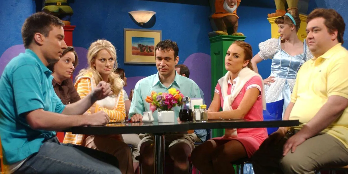 Fallon as Lindsay Lohan Fallon as Lindsay Lohan