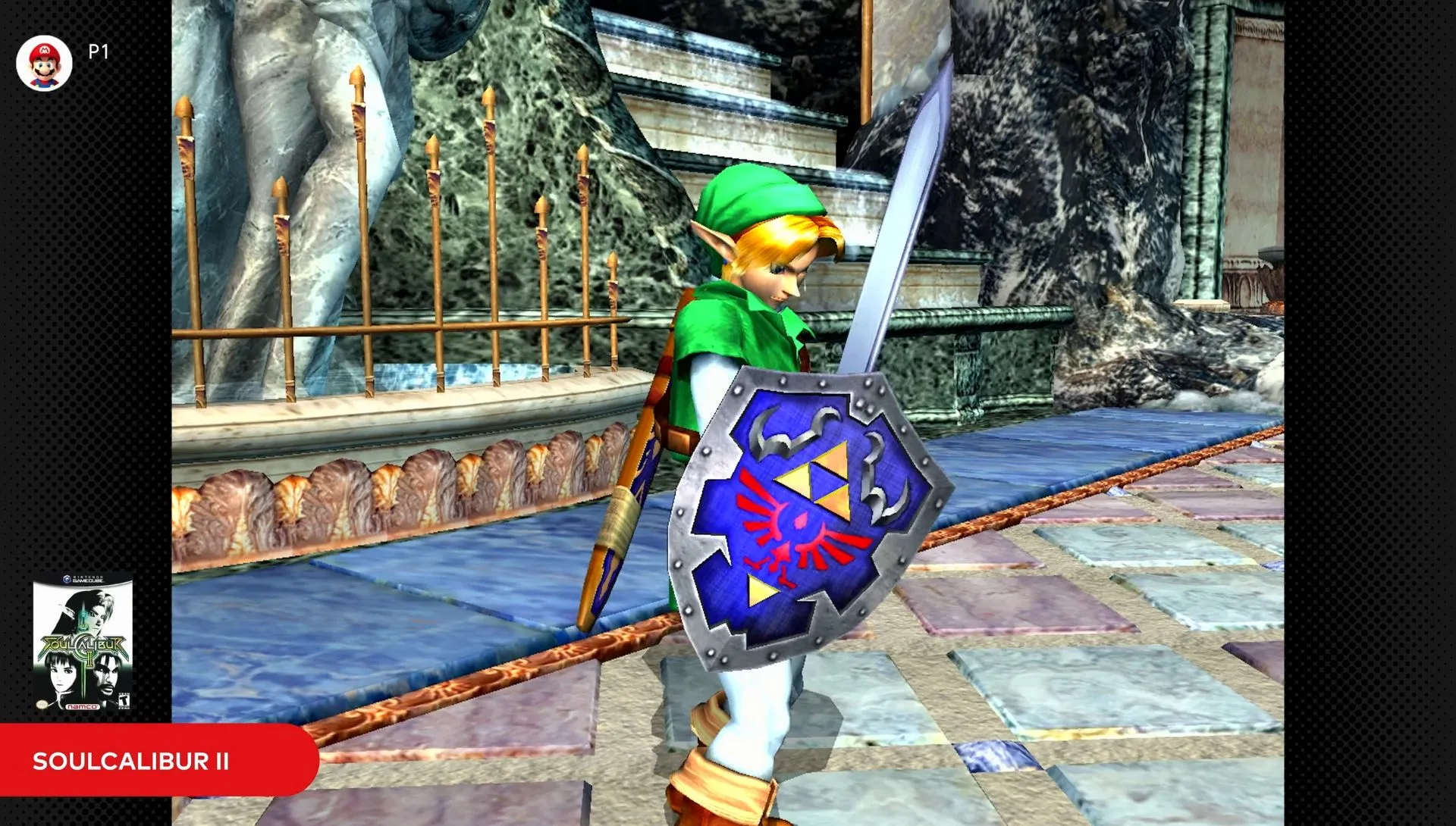 Link in Soulcalibur II on Nintendo Switch 2