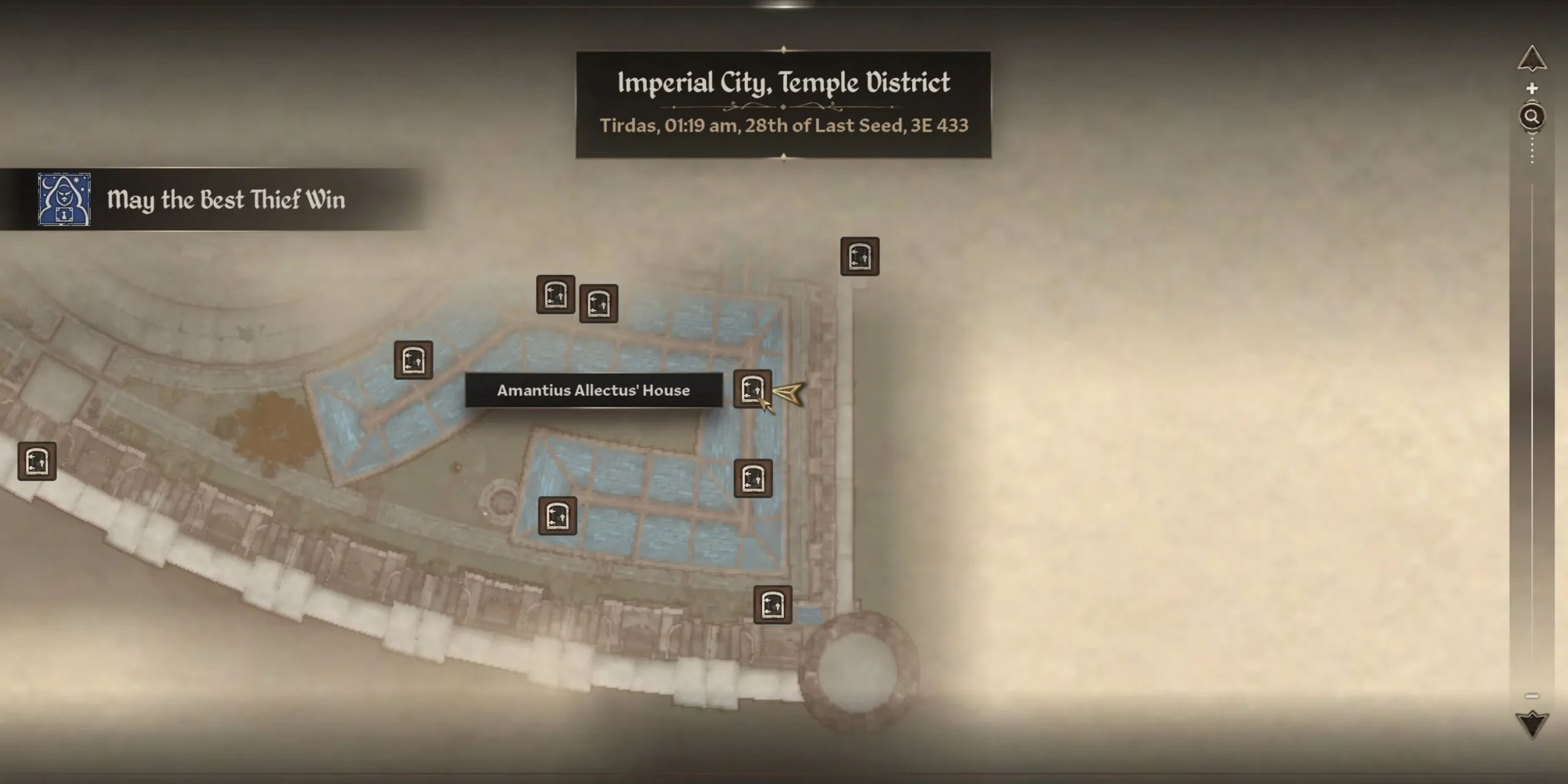 Location of the Diary House