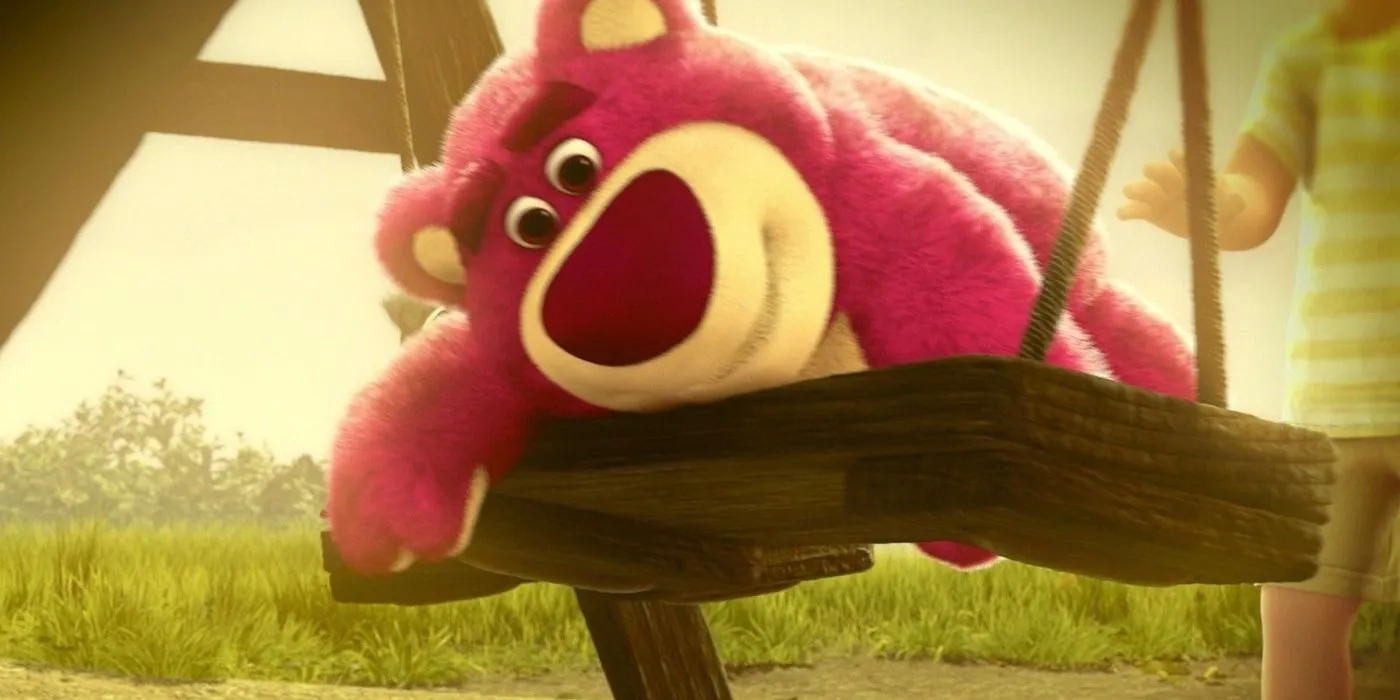 Lots-o'-Huggin' Bear (Lotso) from Toy Story 3.