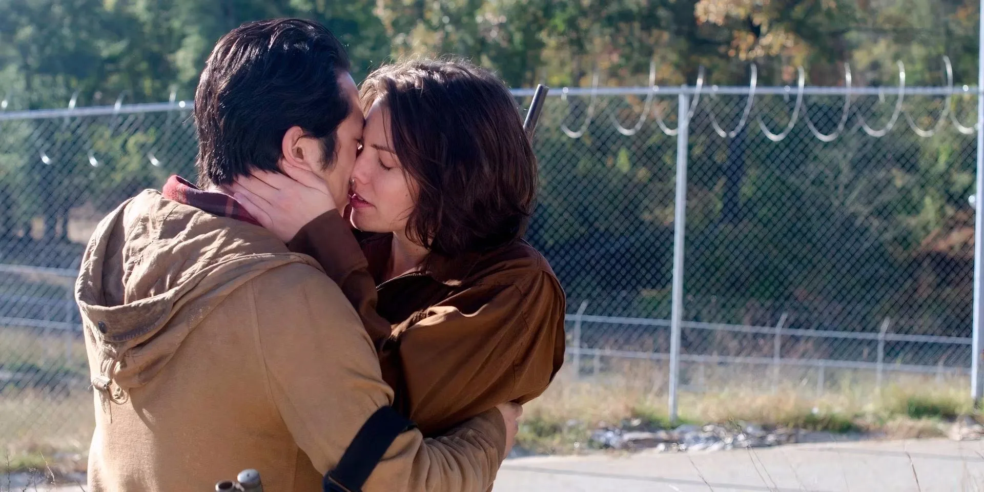 Maggie and Glenn's iconic moment