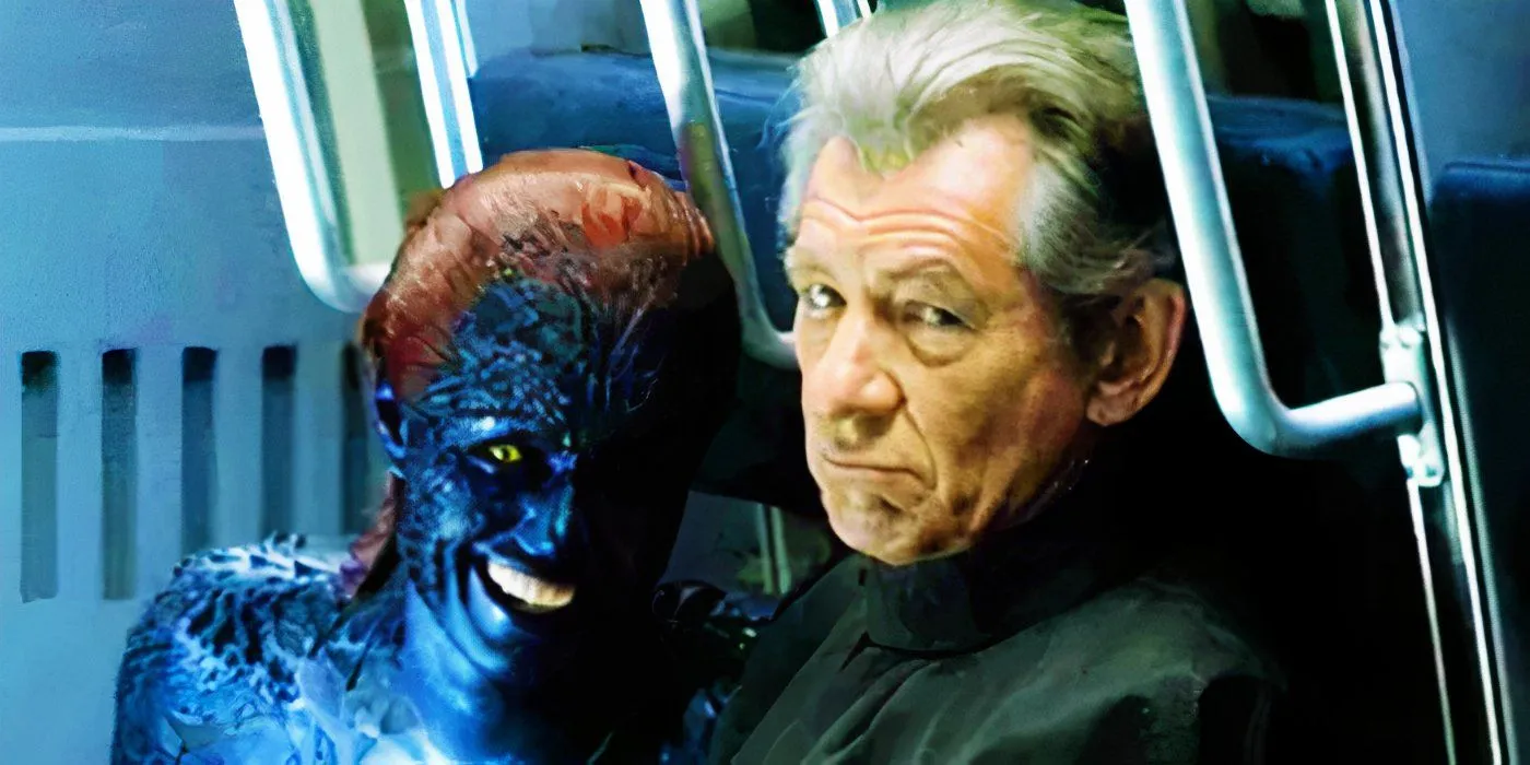 Magneto and Mystique in X2