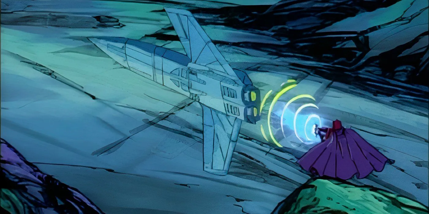 Magneto catches the Blackbird in X-Men: The Animated Series Magneto catches the Blackbird in X-Men: The Animated Series