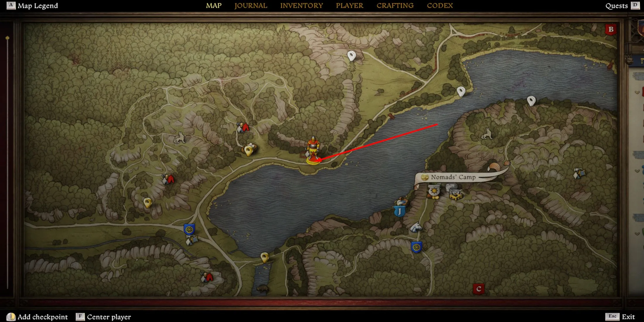 Map of Graves of Company KCd2 Map of Graves of Company KCd2