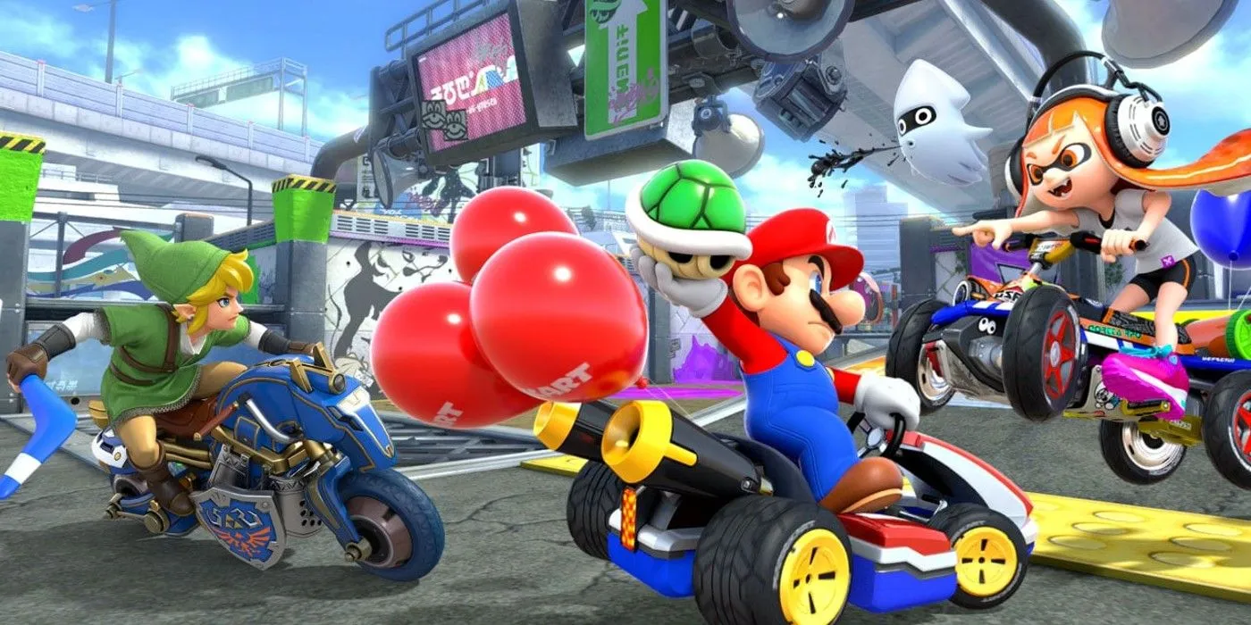 Characters from Mario Kart 8