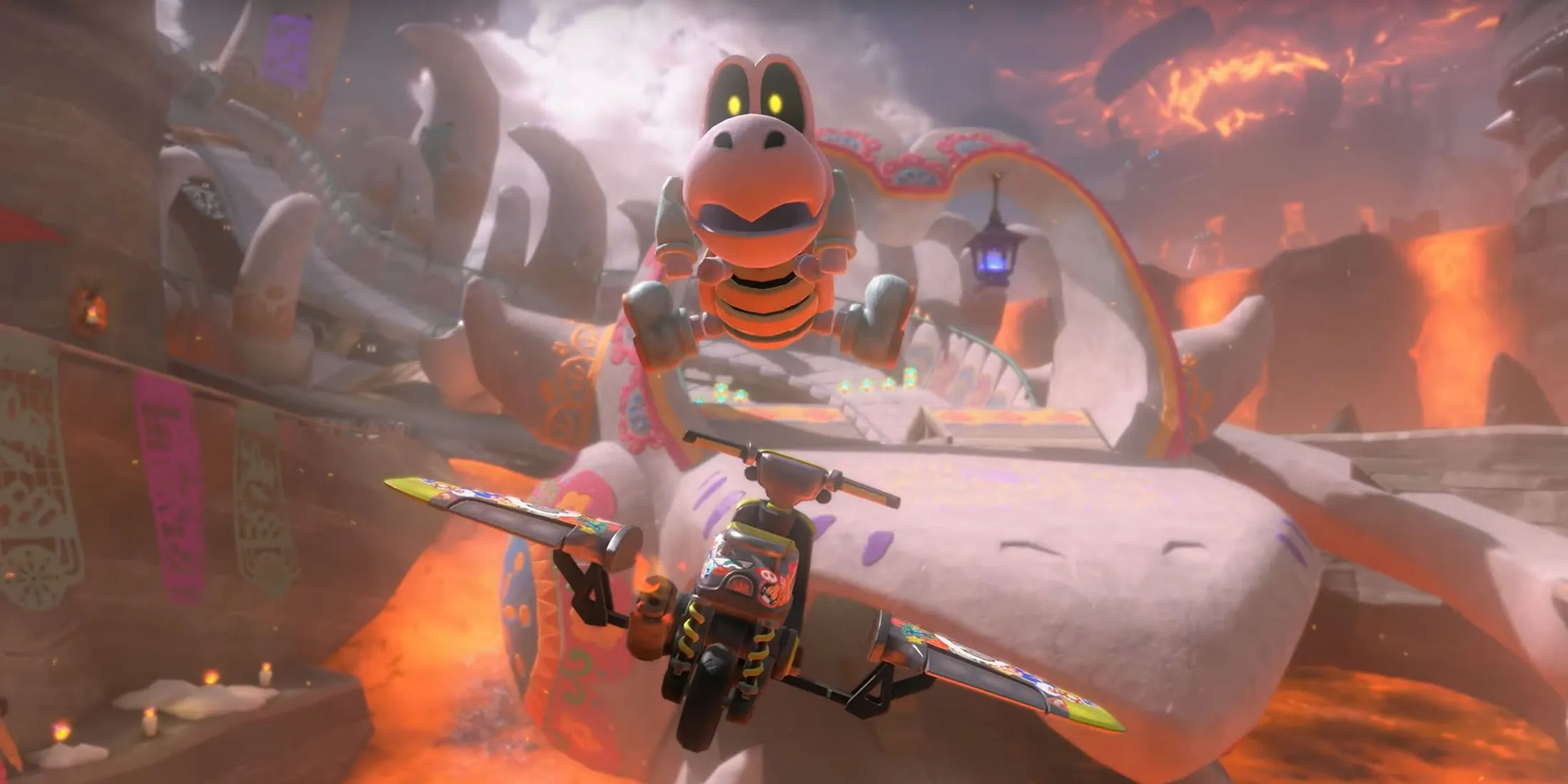 Dry Bones Course in Mario Kart World Dry Bones Course in Mario Kart World