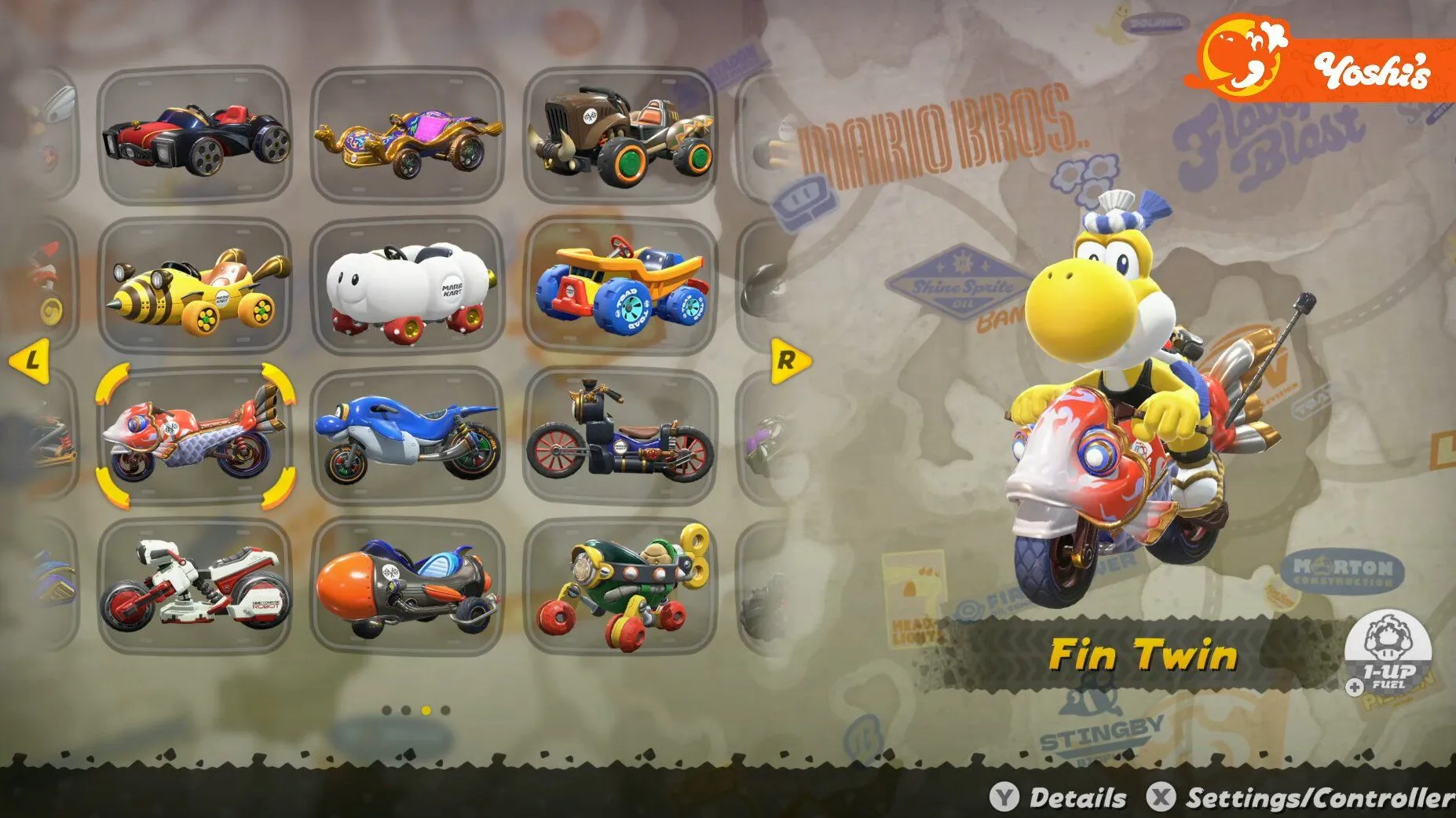 R.O.B. Bike in Mario Kart World R.O.B. Bike in Mario Kart World