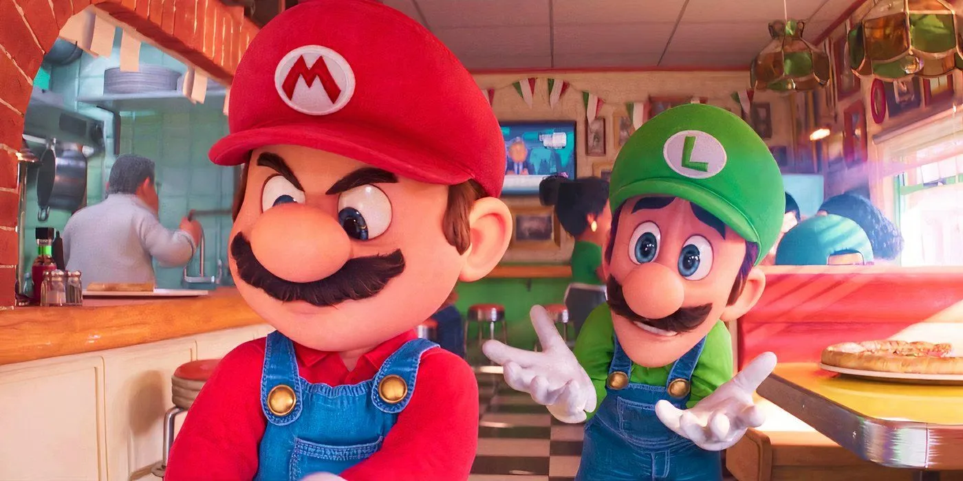 Mario Character in The Super Mario Bros Movie