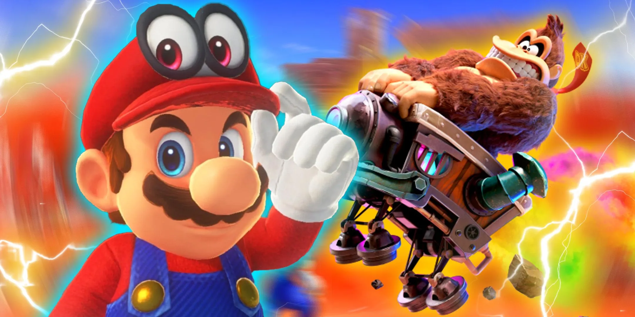 Mario Odyssey and Donkey Kong Bananza