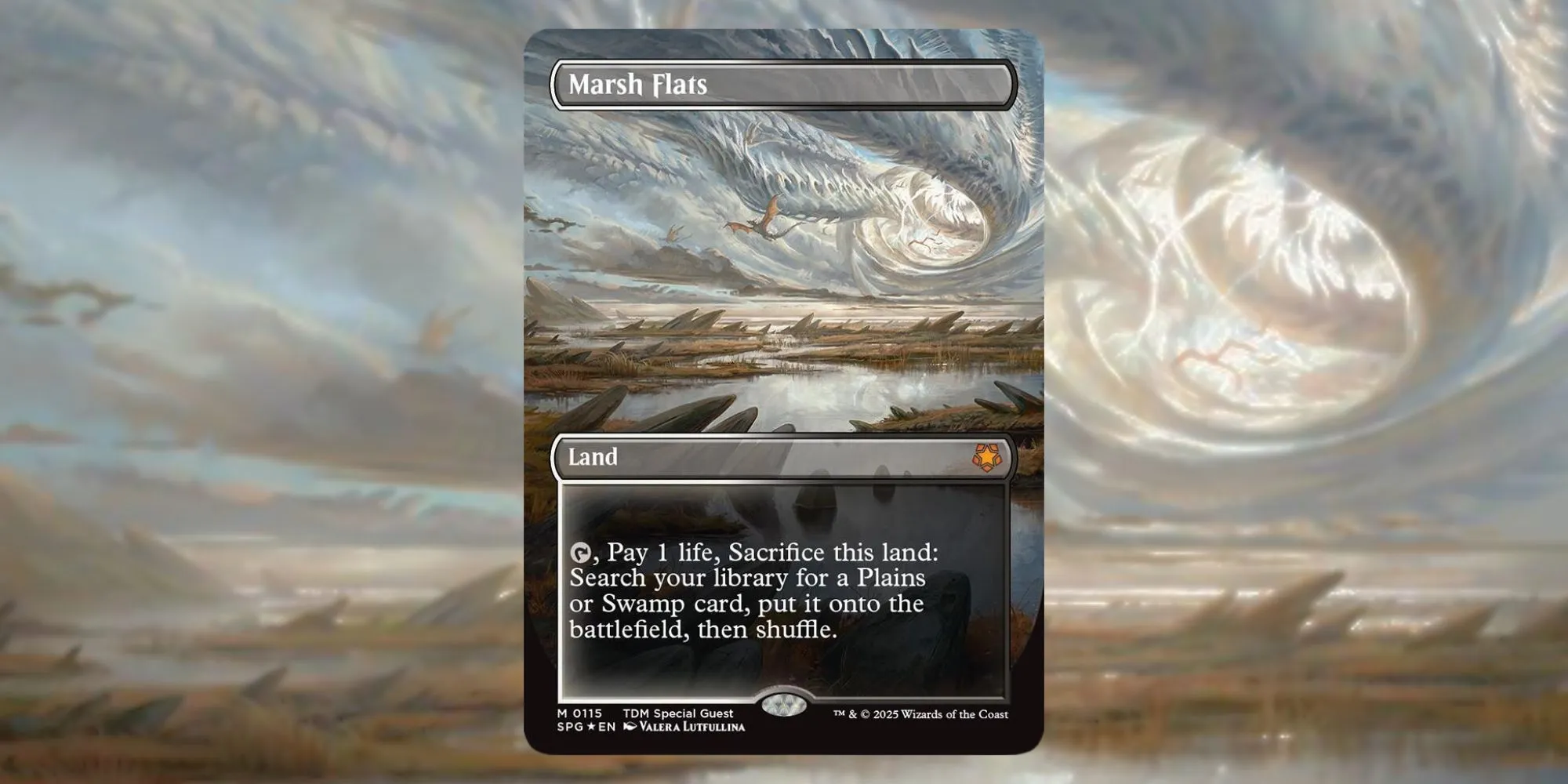 Marsh Flats Dragonscale foil card