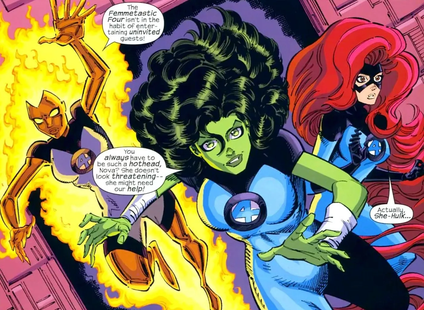 Marvel Adventures Fantastic Four #25 Femmetastic Four Marvel Adventures Fantastic Four #25 Femmetastic Four