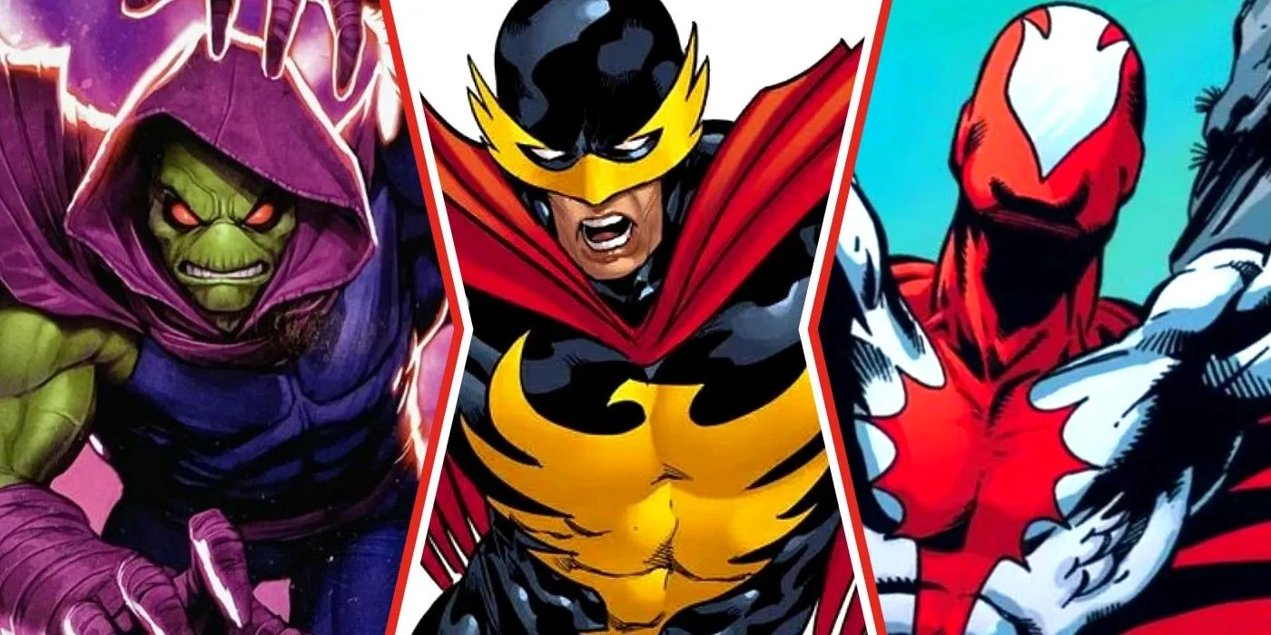 Unknown Marvel characters Sleeper, Nighthawk, and Stingray