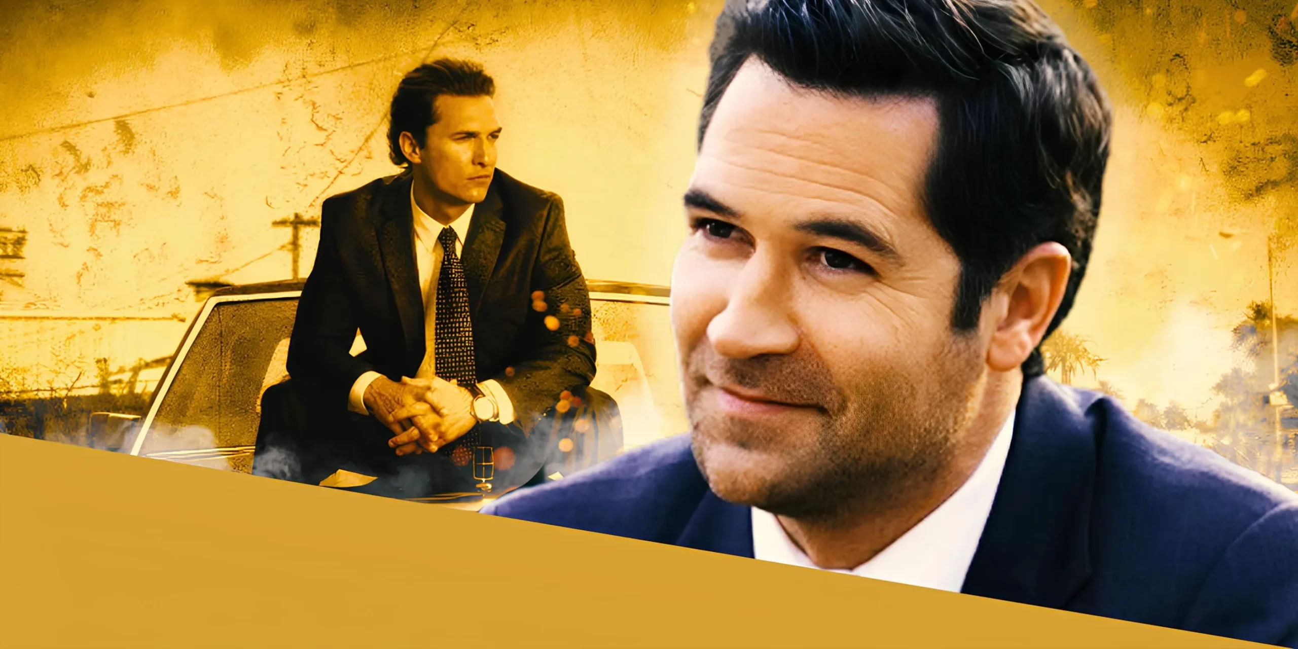 Matthew McConaughey and Manuel Garcia-Rulfo in The Lincoln Lawyer Movie and Show