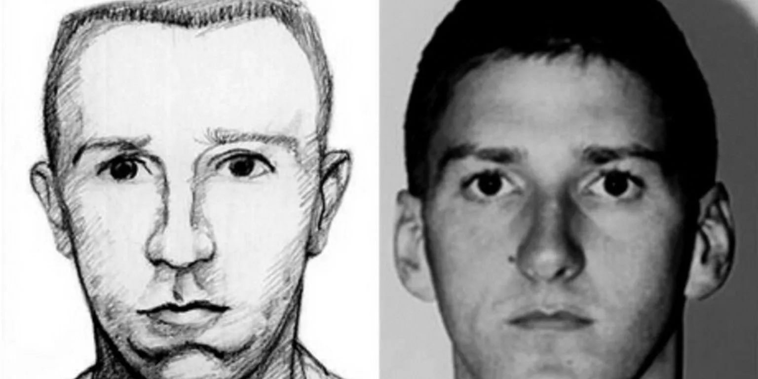 Sketch and mugshot of McVeigh Sketch and mugshot of McVeigh