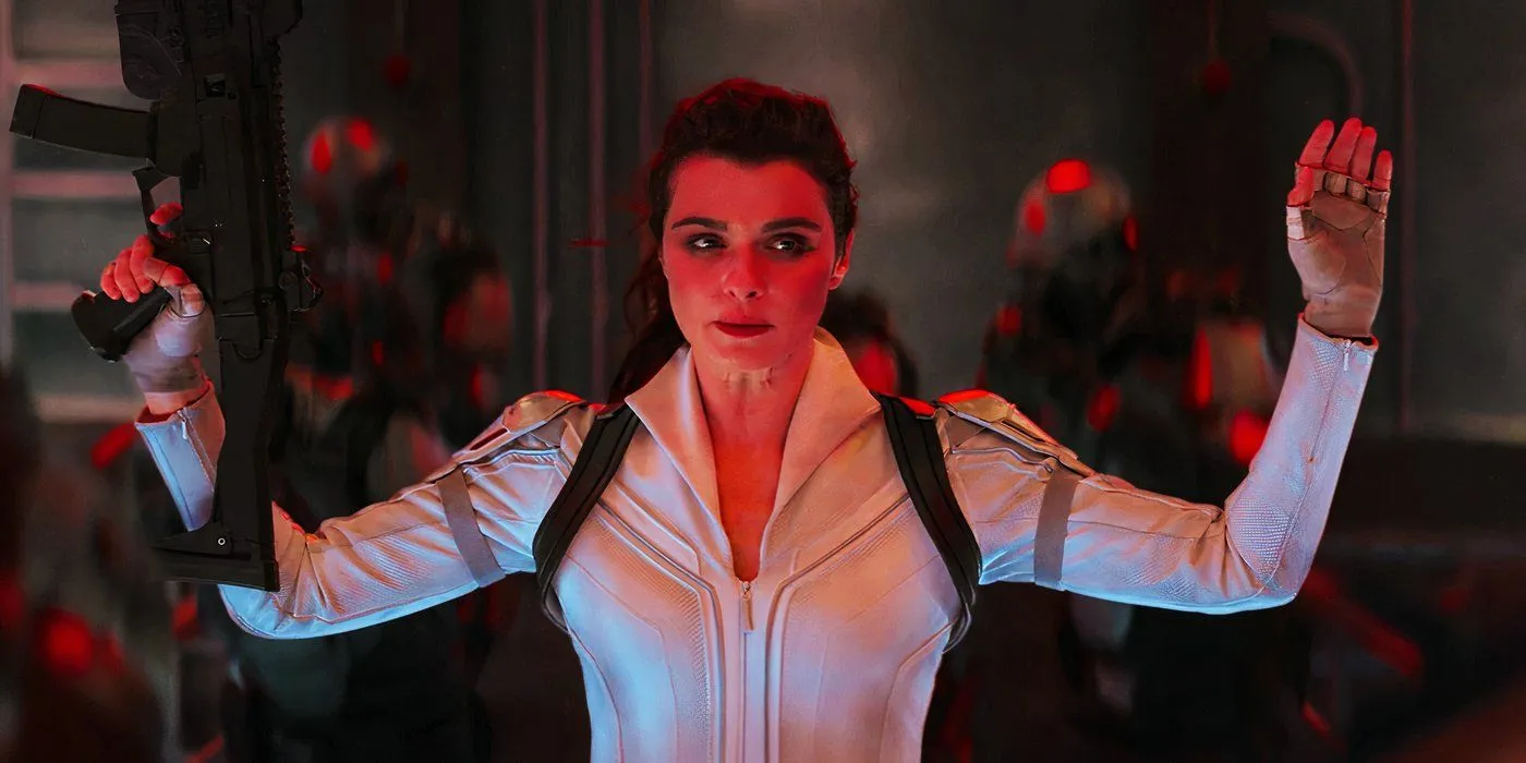 Melina surrendering in Black Widow