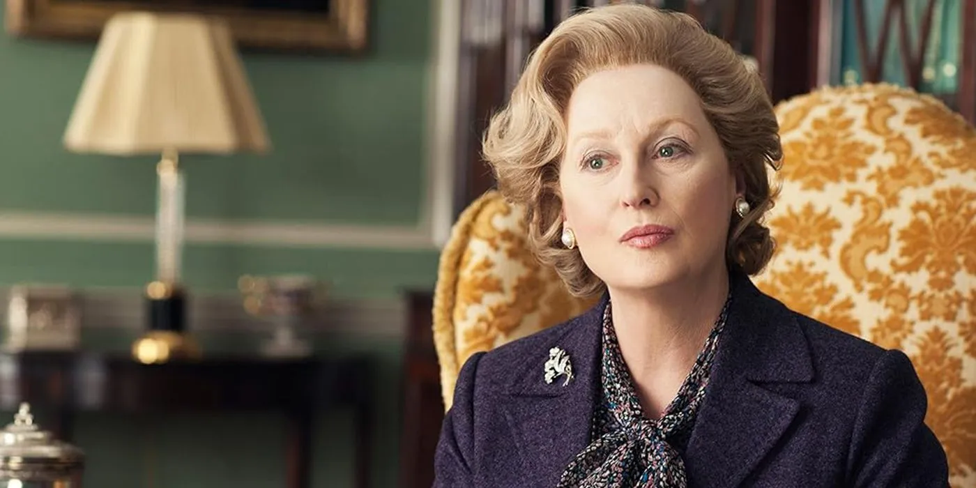 Meryl Streep as Margaret Thatcher in The Iron Lady