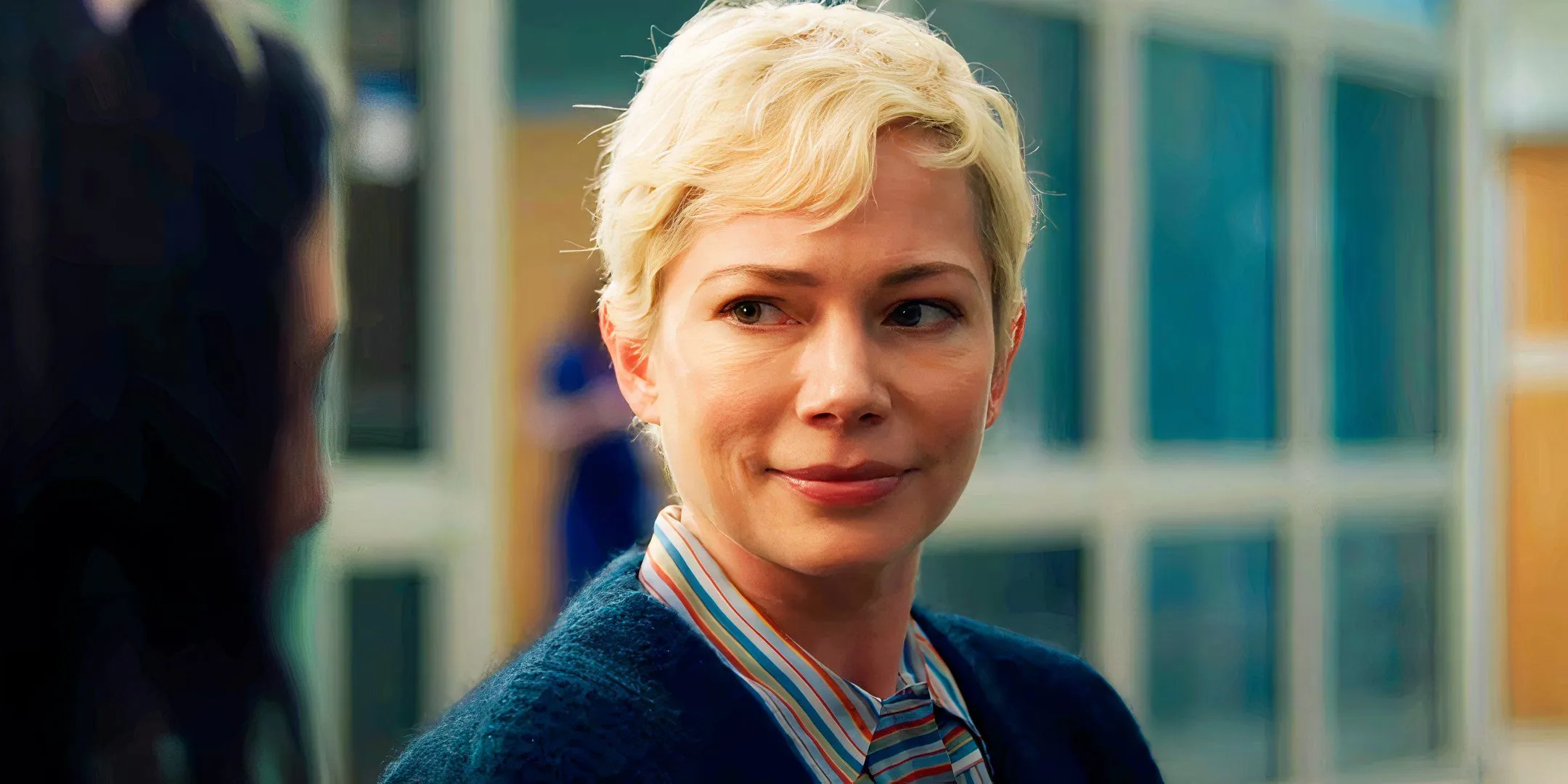 Michelle Williams subtly smiling as Molly in Dying for Sex Michelle Williams subtly smiling as Molly in Dying for Sex