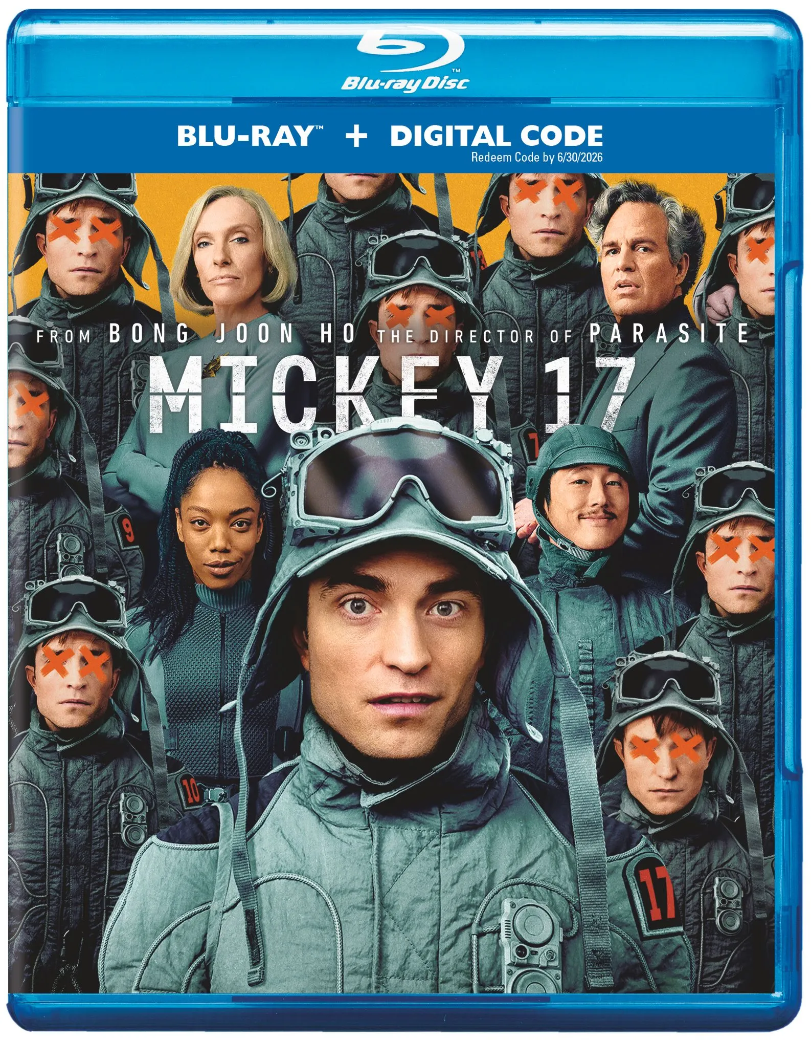 Mickey 17 Blu-ray cover Mickey 17 Blu-ray cover