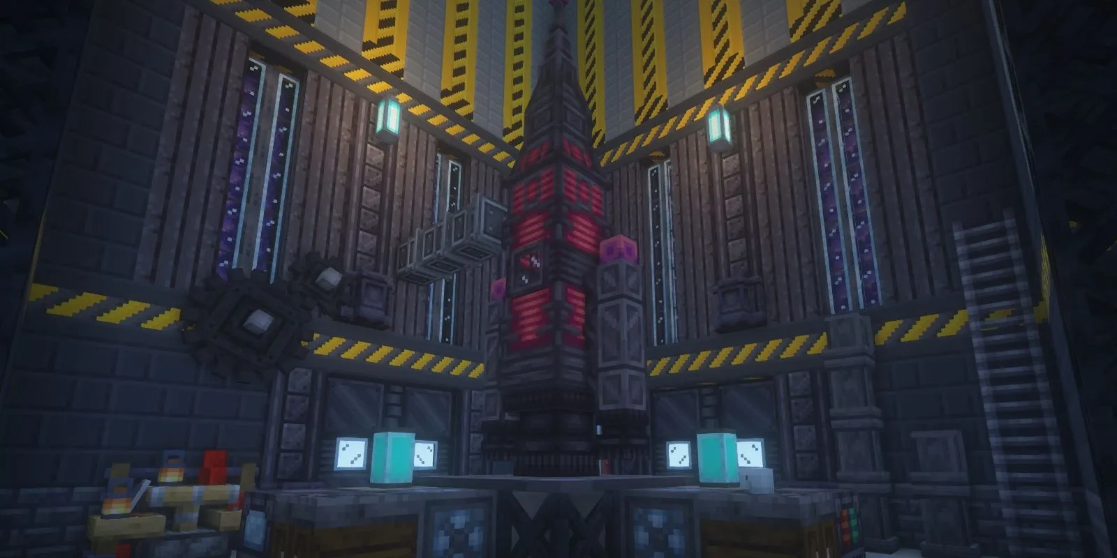 A rocket from Minecraft's Ad Astra mod. A rocket from Minecraft's Ad Astra mod.