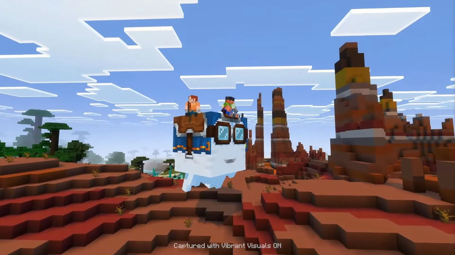 Happy Ghast in Flight