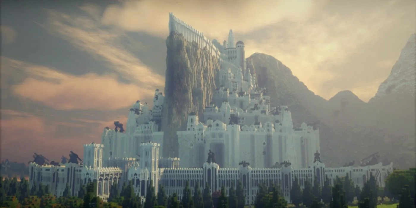Minas Tirith in Minecraft