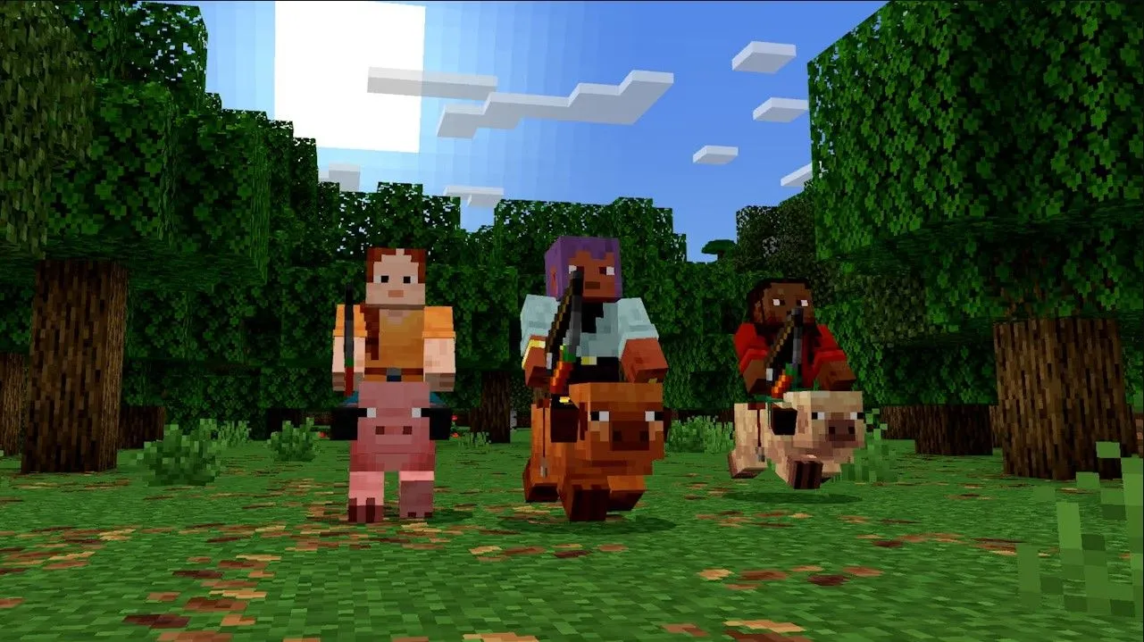 New Pigs in Minecraft Spring to Life