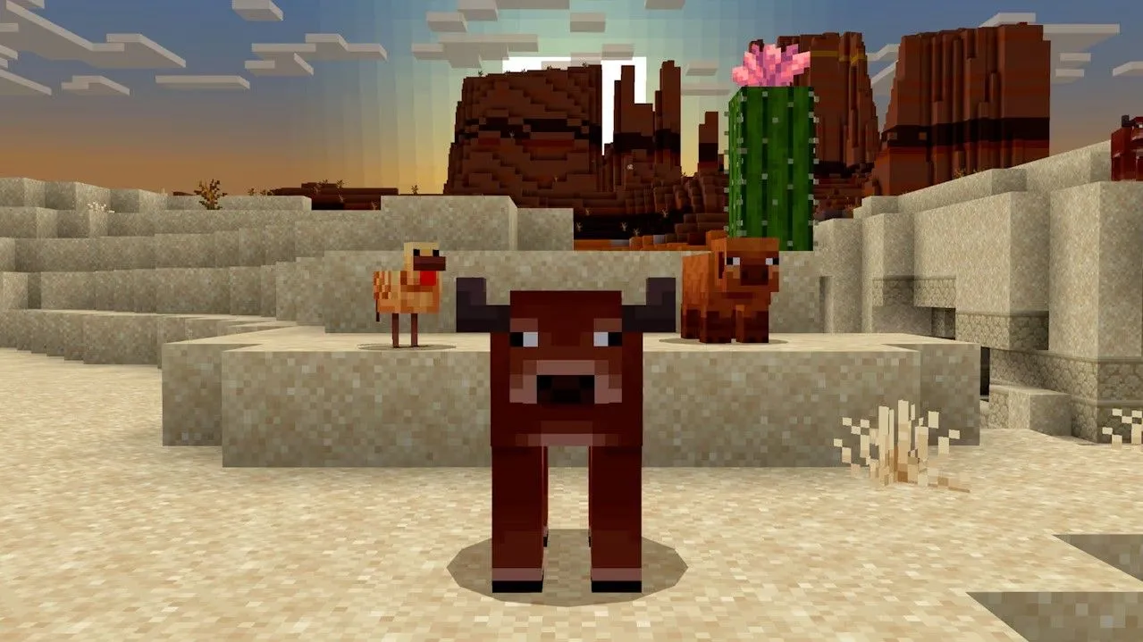 Warm Animals in Minecraft Spring to Life
