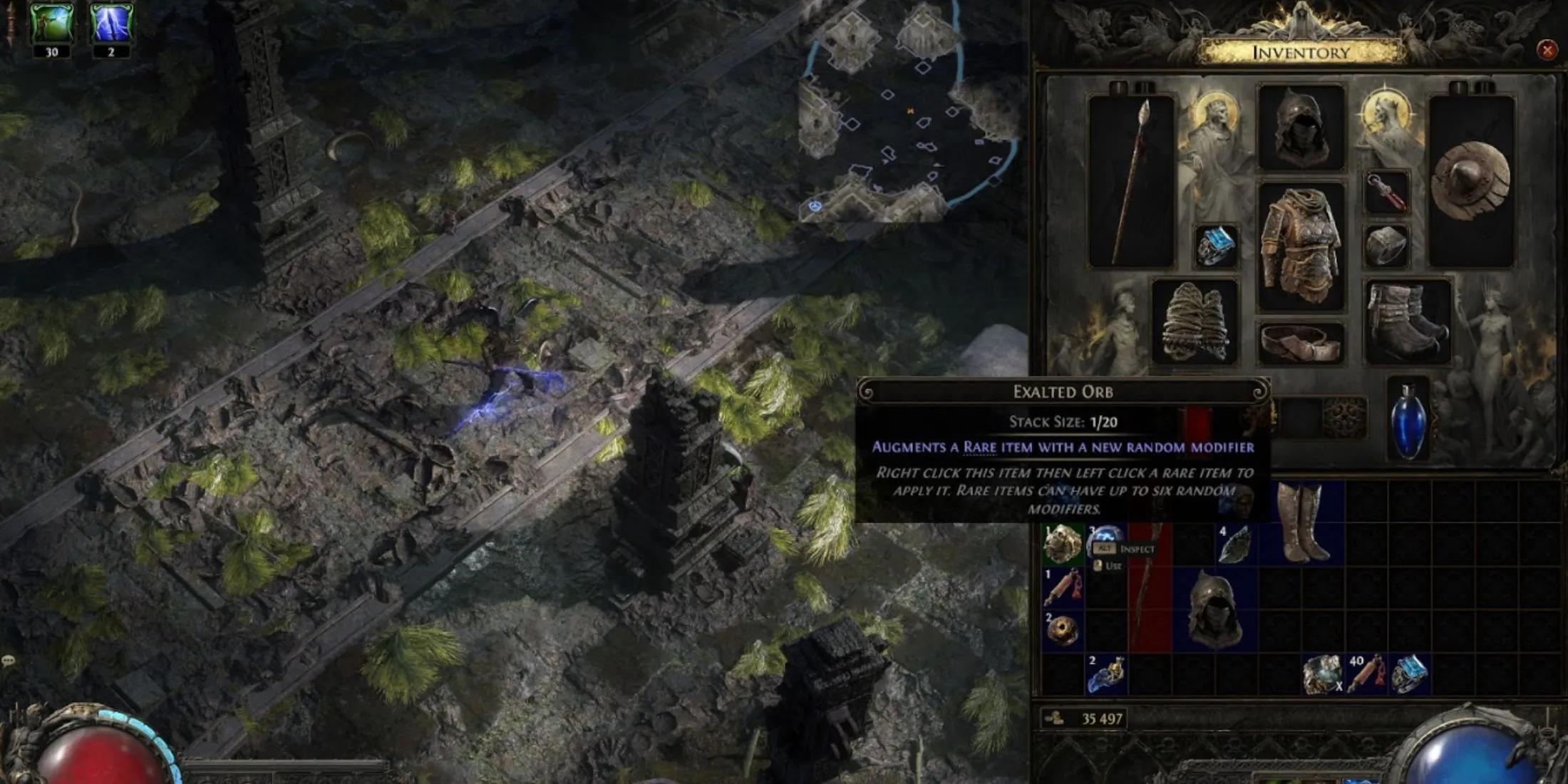 Inventory in Path of Exile 2 Inventory in Path of Exile 2