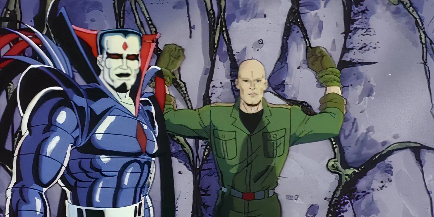 Xavier imprisoned by Mister Sinister in X-Men: The Animated Series Xavier imprisoned by Mister Sinister in X-Men: The Animated Series