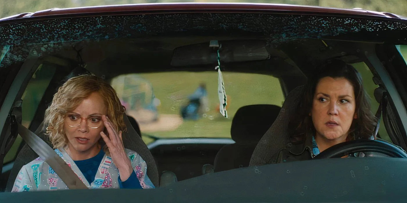 Misty and Shauna in the car Misty and Shauna in the car