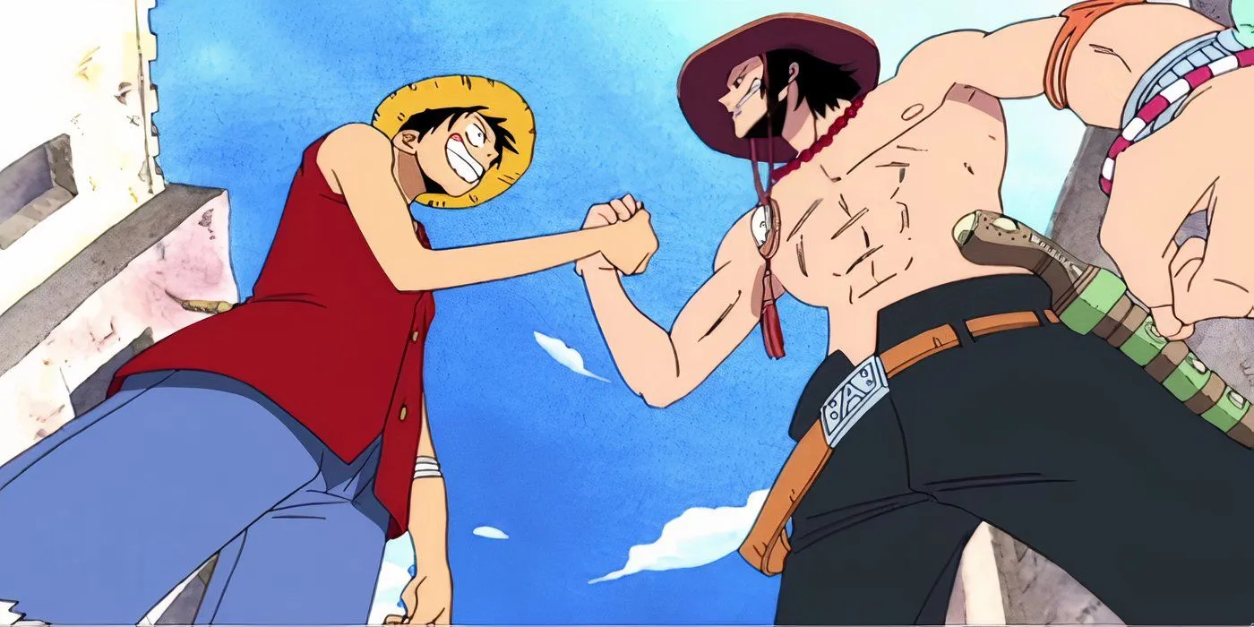 Collage of One Piece characters