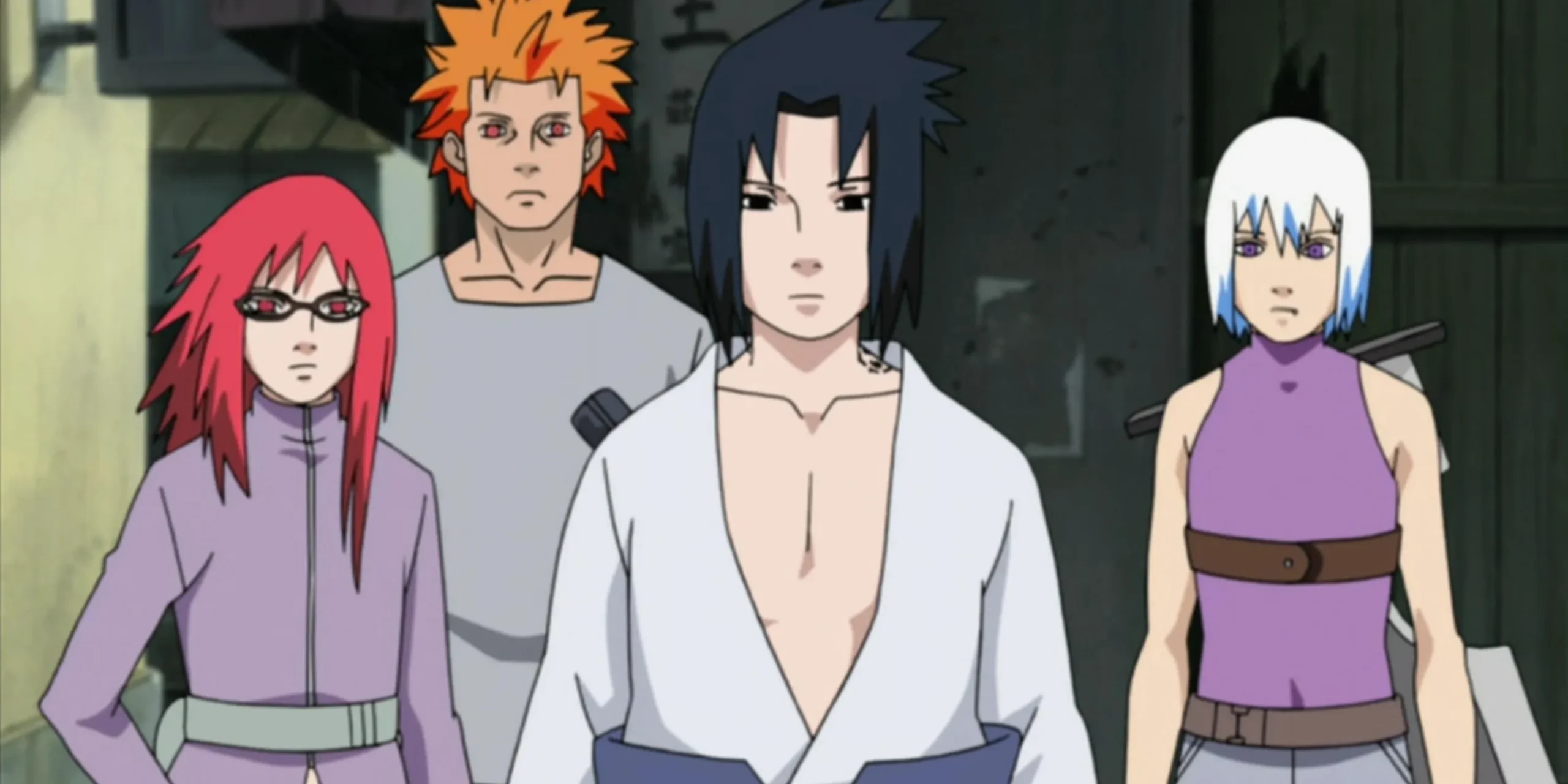 Taka, formerly known as Hebi, in Naruto Taka, formerly known as Hebi, in Naruto