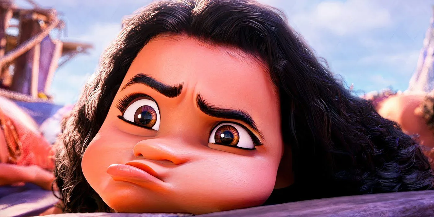 Moana in a tragic scene