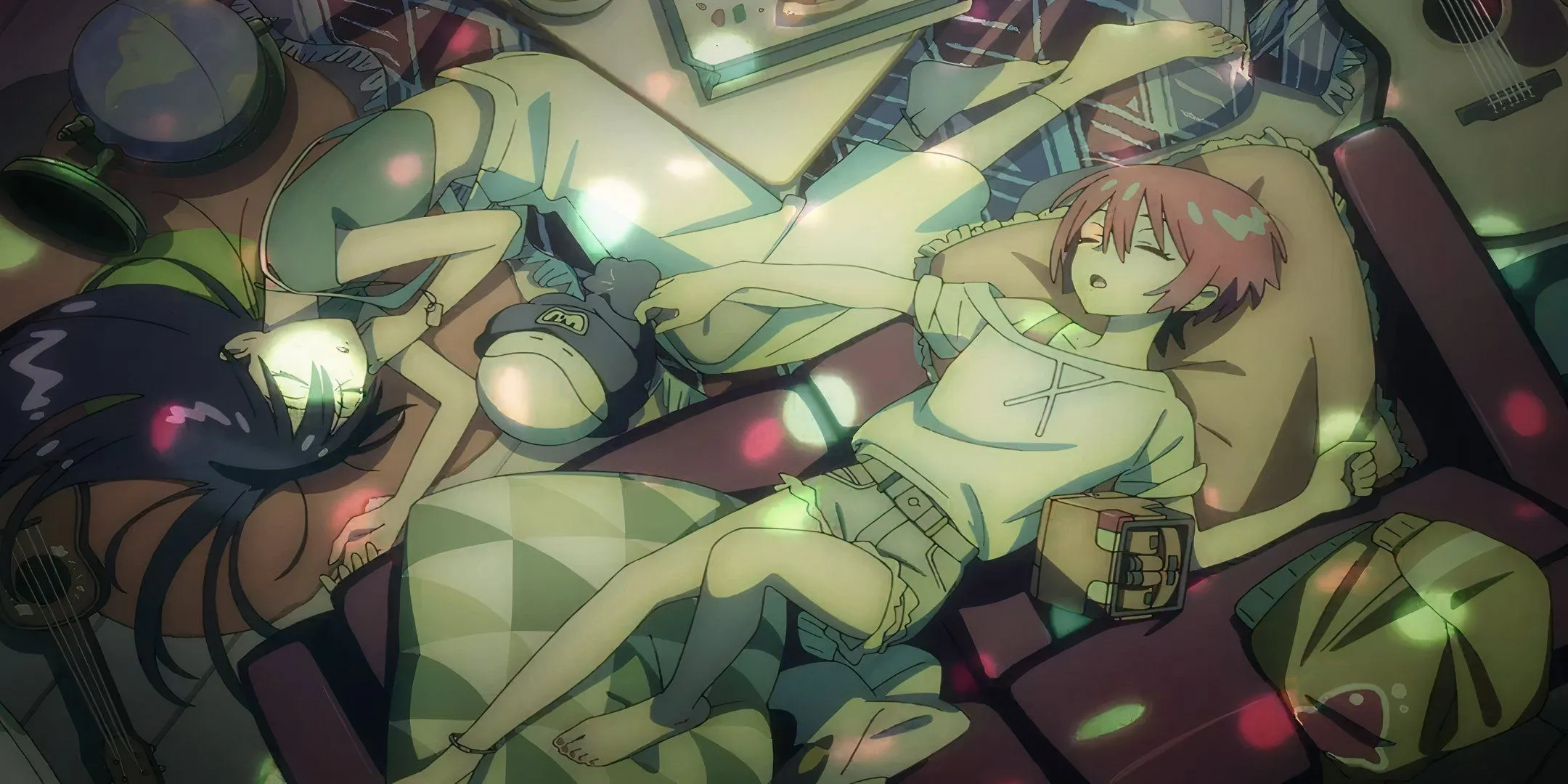Machu and Nyaan in the ending theme