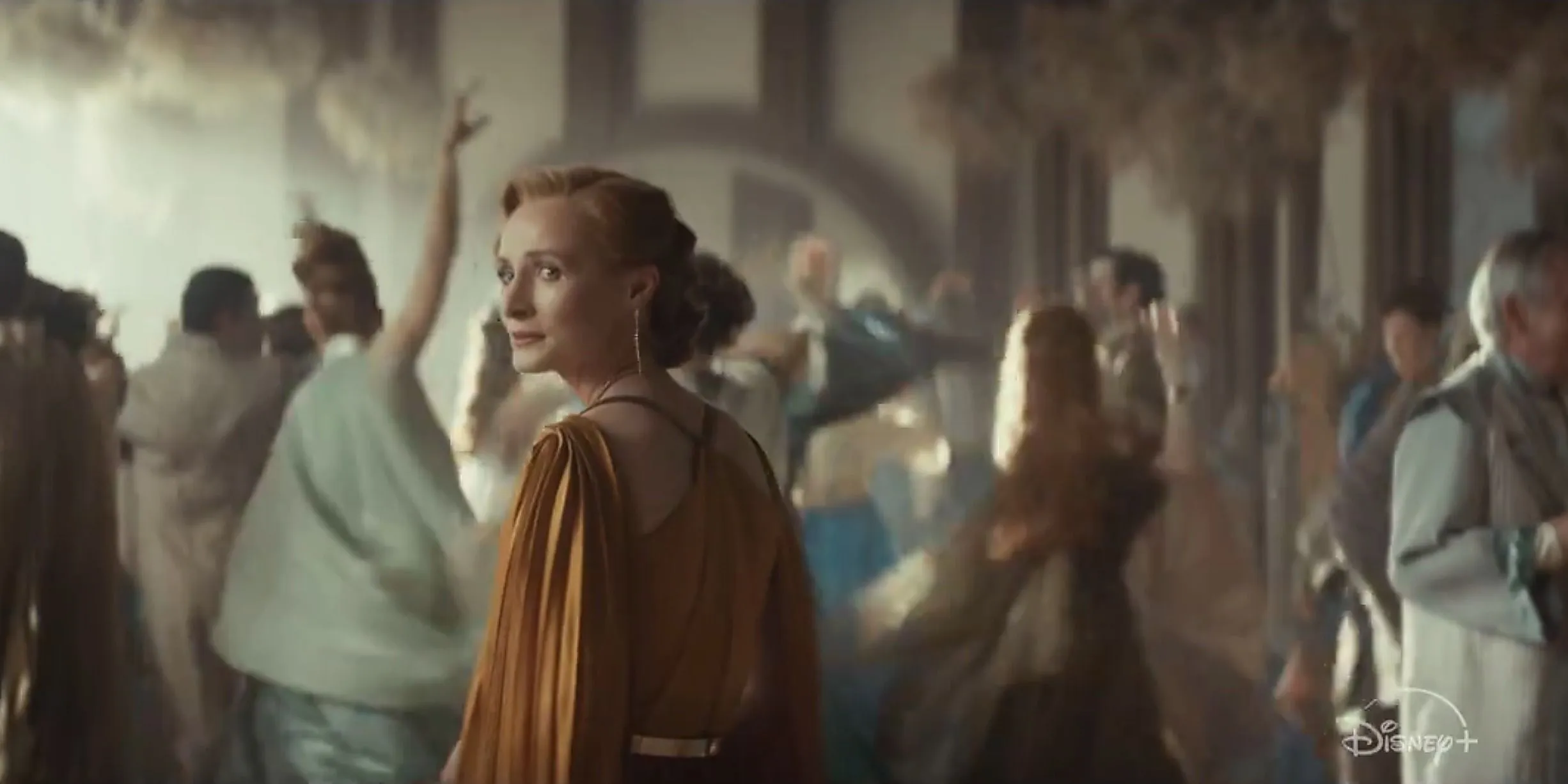 Mon Mothma and a party in the Andor season 2 trailer Mon Mothma and a party in the Andor season 2 trailer