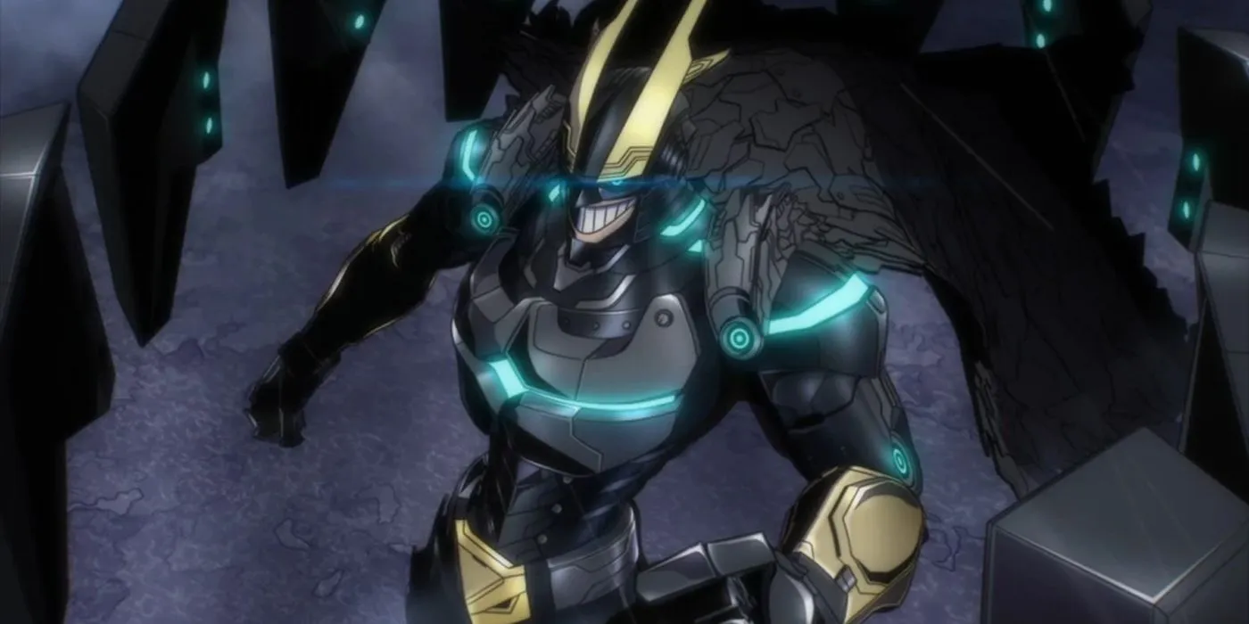 Armored All Might in Action Armored All Might in Action