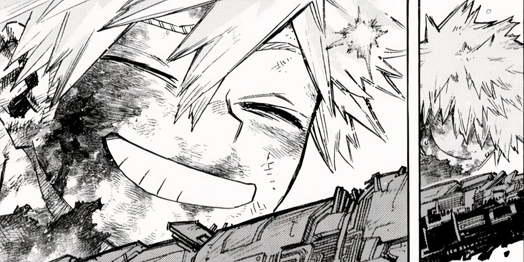 My Hero Academia: Bakugo saves All Might