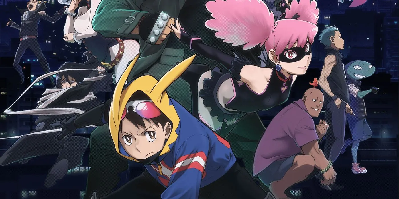 Key visual featuring Koichi and other main characters.