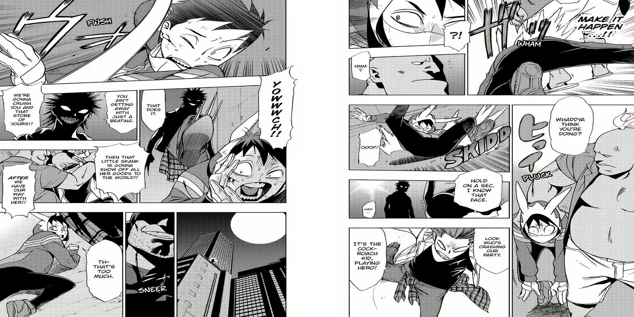 The infamous scene in the Vigilantes manga The infamous scene in the Vigilantes manga