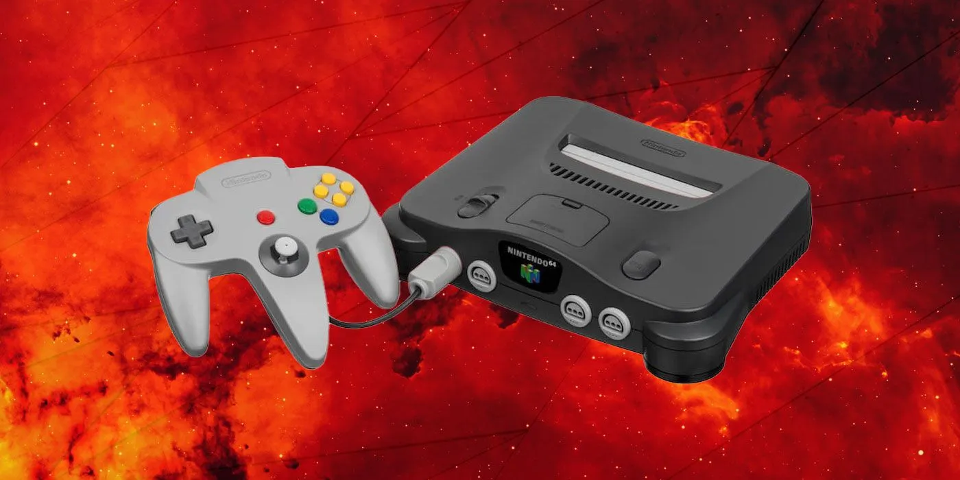 N64 Red Background Image
