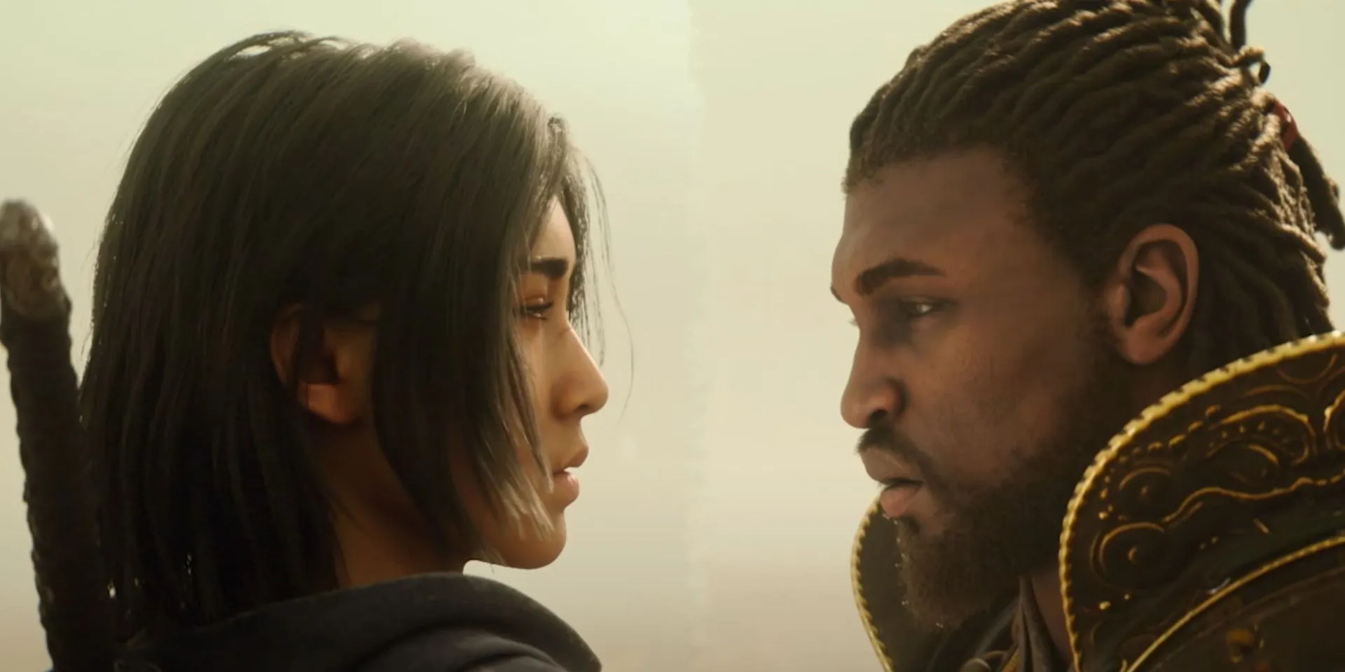 Naoe and Yasuke interaction